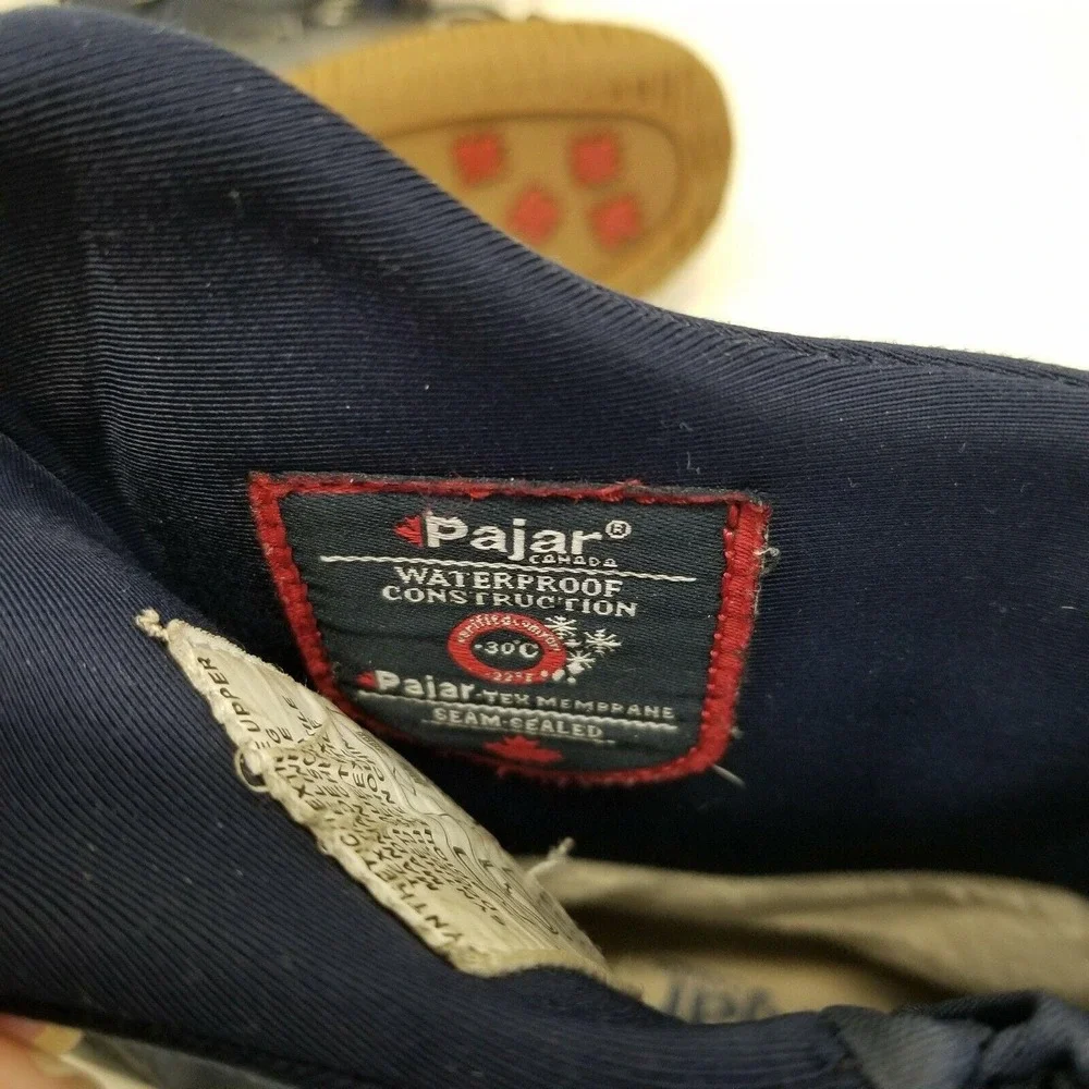 Pajar Canada Waterproof Snow Boots Blue 5 5.5 Tex Membrane -30C‎ Seam Sealed
